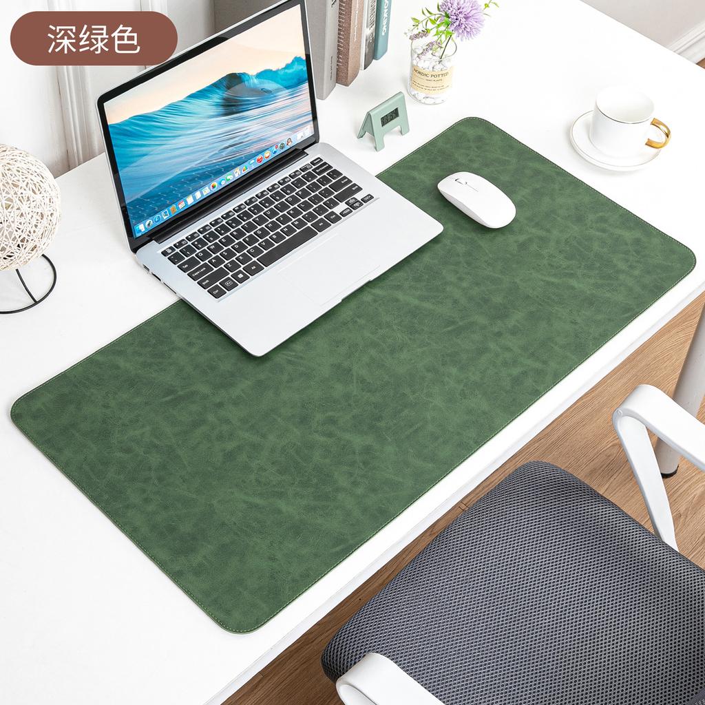 Waterproof PU Leather Mouse Pad Large Desk Mat Non Slip Gaming Mousepad Heat Resistant Table Protector for Office Home School Study Gaming Desk Mat