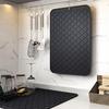 Anti-slip Dish Drying Mat Heat-resistant Insulation Pad Household Tableware Drain Pad  Cup