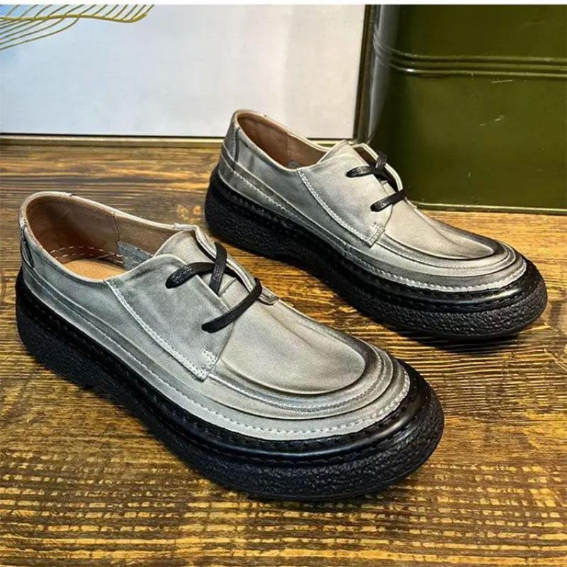 Британский стиль легкие роскошные высококачественные мужские туфли из кожи с одной педалью — фото 7