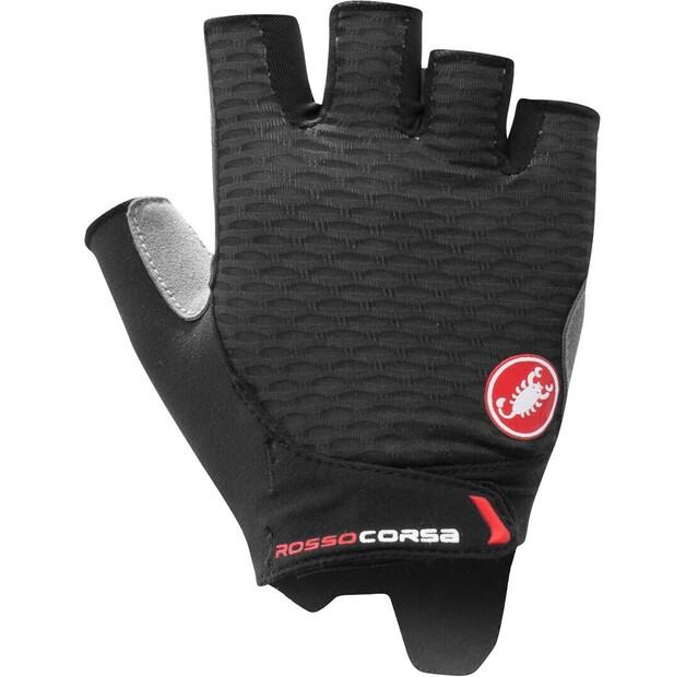 Велосипедные перчатки Castelli Rosso Corsa 2 W (черные)