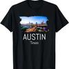 Skyline d'Austin Cadeau Souvenir Cool Austin Texas T-Shirt