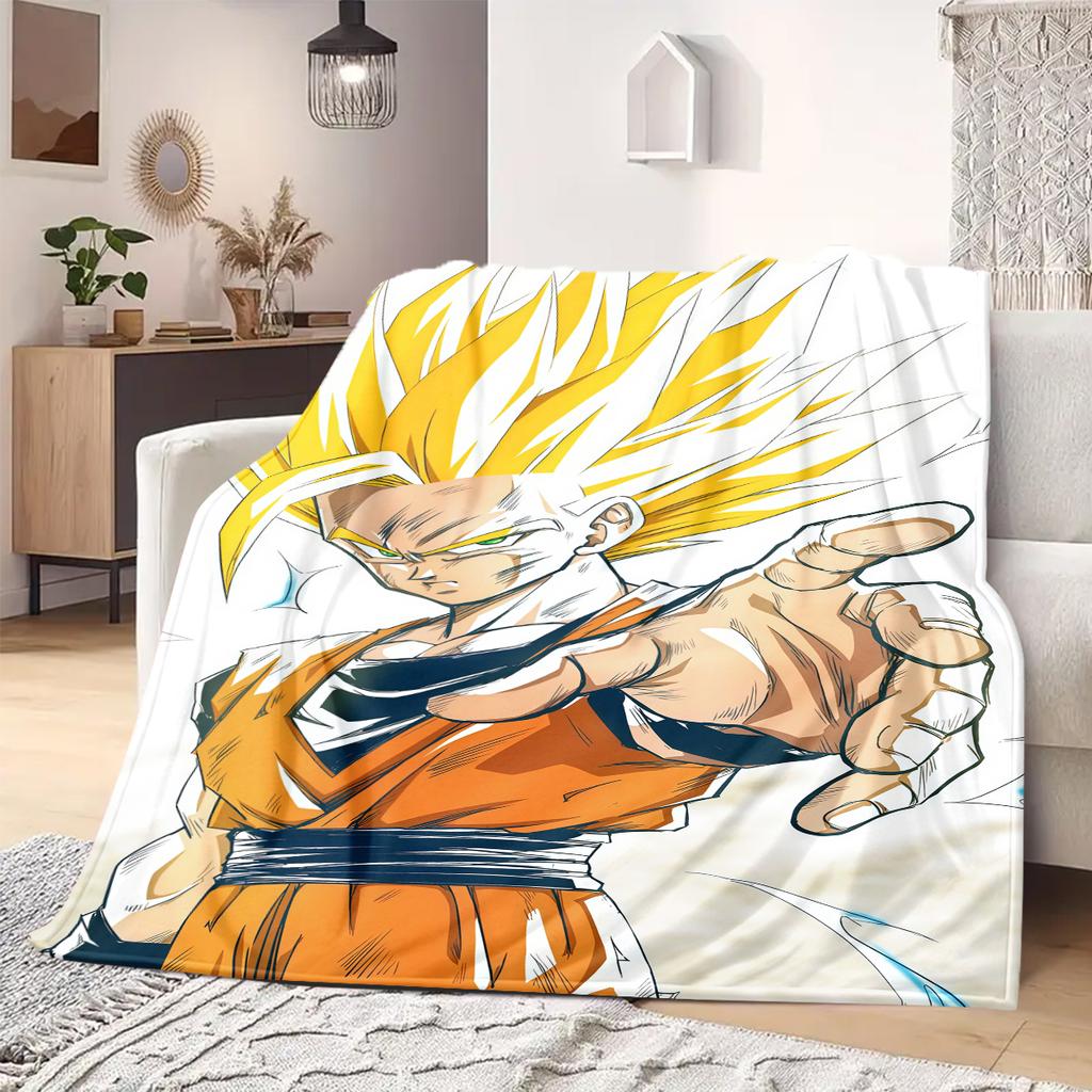 Vegeta Print Blanket Warm Comfortable Flannel Blanket Suitable for Bedrooms,Sofas, Beds,Chairs,Travel -QIAO149