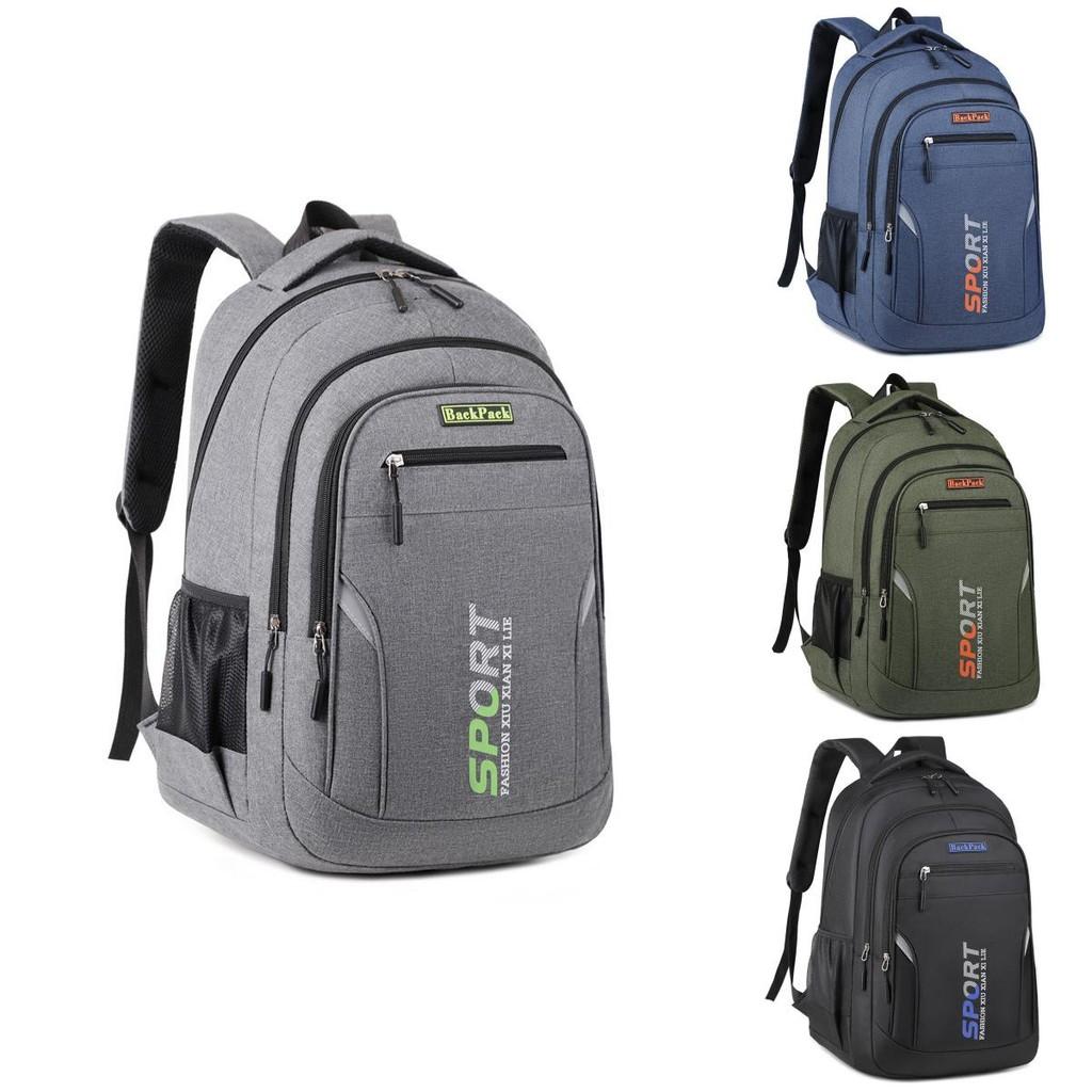 Breathable Backpack Oxford High Capacity With Laptop Sleeve For School Students