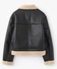 Cofwi Contour Warm Shearling Jacket Black