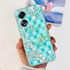 For Cover Oppo A58 4G CPH2577 Case Love Heart Butterfly Cover Shell For Oppo A78 5G 4G CPH2565 Soft Clear TPU Bumper Etui