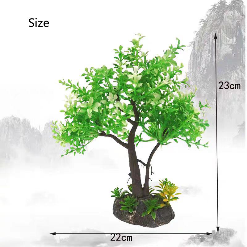 Искусственная подводная трава Аквариумный аквариум Симуляция Декорация Фон для аквариума Растения Аксессуары для водной травы Новый зелёный