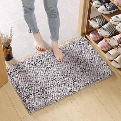 Encrypted Chenille Absorbent Non-Slip Bathroom Door Mat