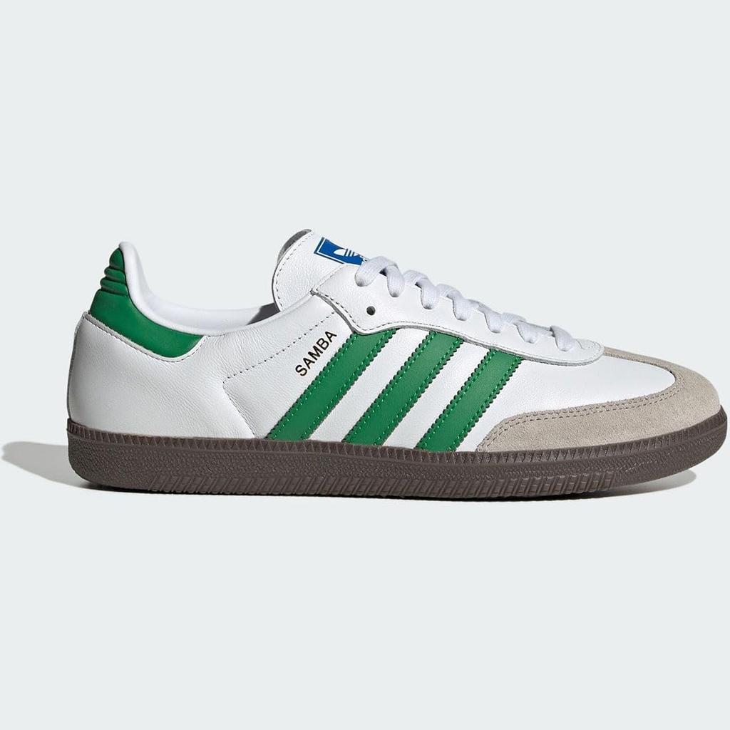 Adidas Samba OG Authentic Adidas Japan Size Footwear, White/Green/Supplier Color, IG1024, Product, 28.0cm