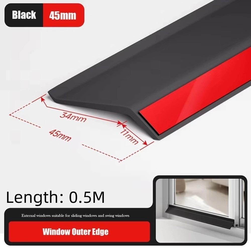 Ainproof Water Backflow Window Water Blocking Bar Sealing Function Rain Flashing Board  Home Window
