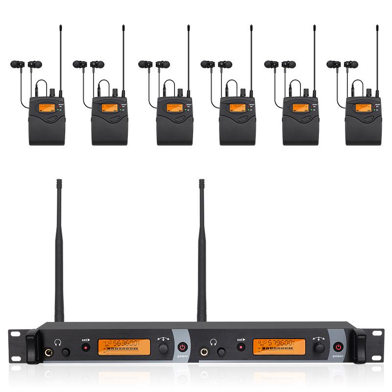 Professional Wireless In-Ear Monitor System for Stage Performances, Singers, Bands, Rehearsals, Concerts, and Live Broadcasts