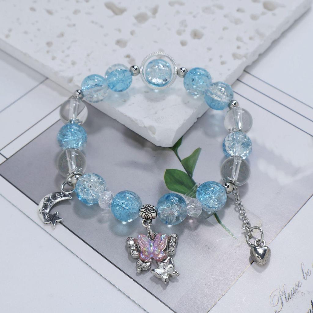 Mori Style Mermaid Crystal Bracelet – Versatile Niche Design for Women, Ideal for Students and Best Friends