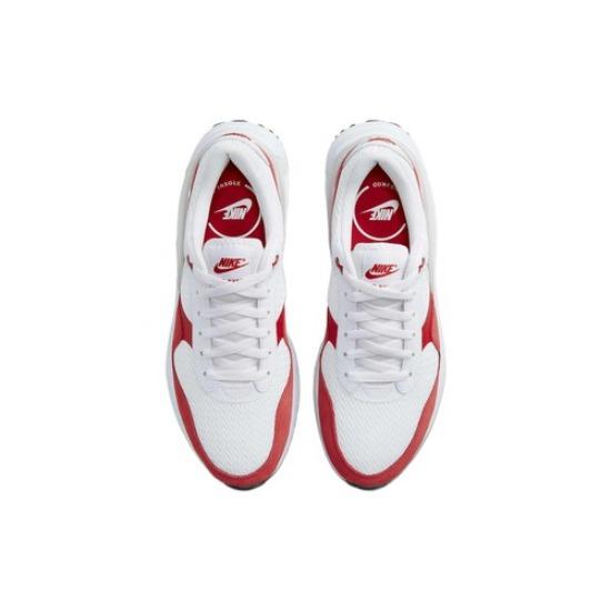 Nike Air Max SYSTM Low White University Red - DM9537-104