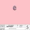 Pink English Letter Iron-on Embroidery Cloth Patch for Clothing