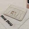 Trendy M Women's Versatile Pleated Wallet: Stylish Short Coin & Card Holder