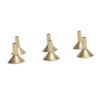 100pcs Funnel Shape Incense Cone Tray Alloy Incense Stick Rack Metal Cone Holder for Teahouse Living Room