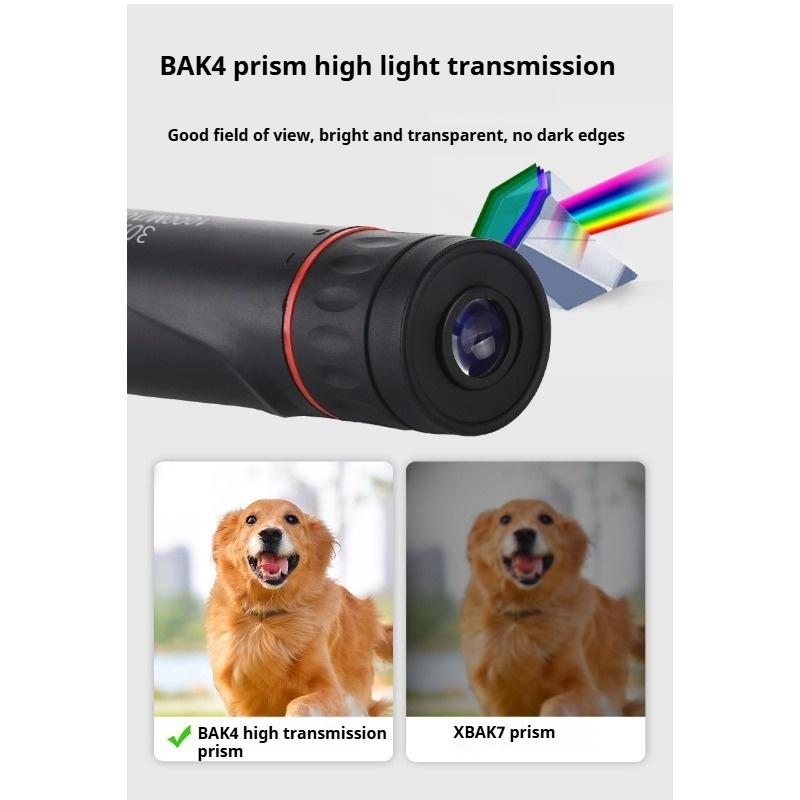 Outdoor Camping Hiking Monocular High Magnification HD Night Vision Mini Portable Binoculars