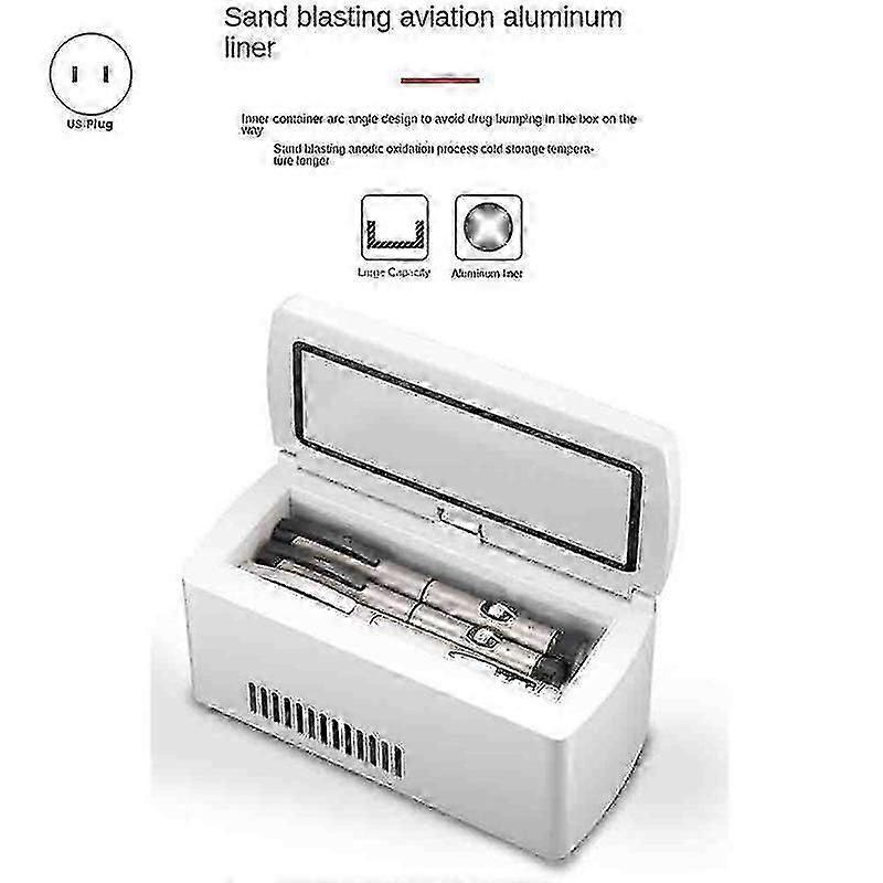 İnsülin Soğutmalı Kutu Soğutucu Soğutma İlaç Buzdolabı LCD Ekran Hap Kutusu Sıcak Çift Seyahat