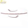 Decorative Front Bumper Trim for 2022 Fengguang 580: Front Lip, Center Grille Bright Strip Sticker