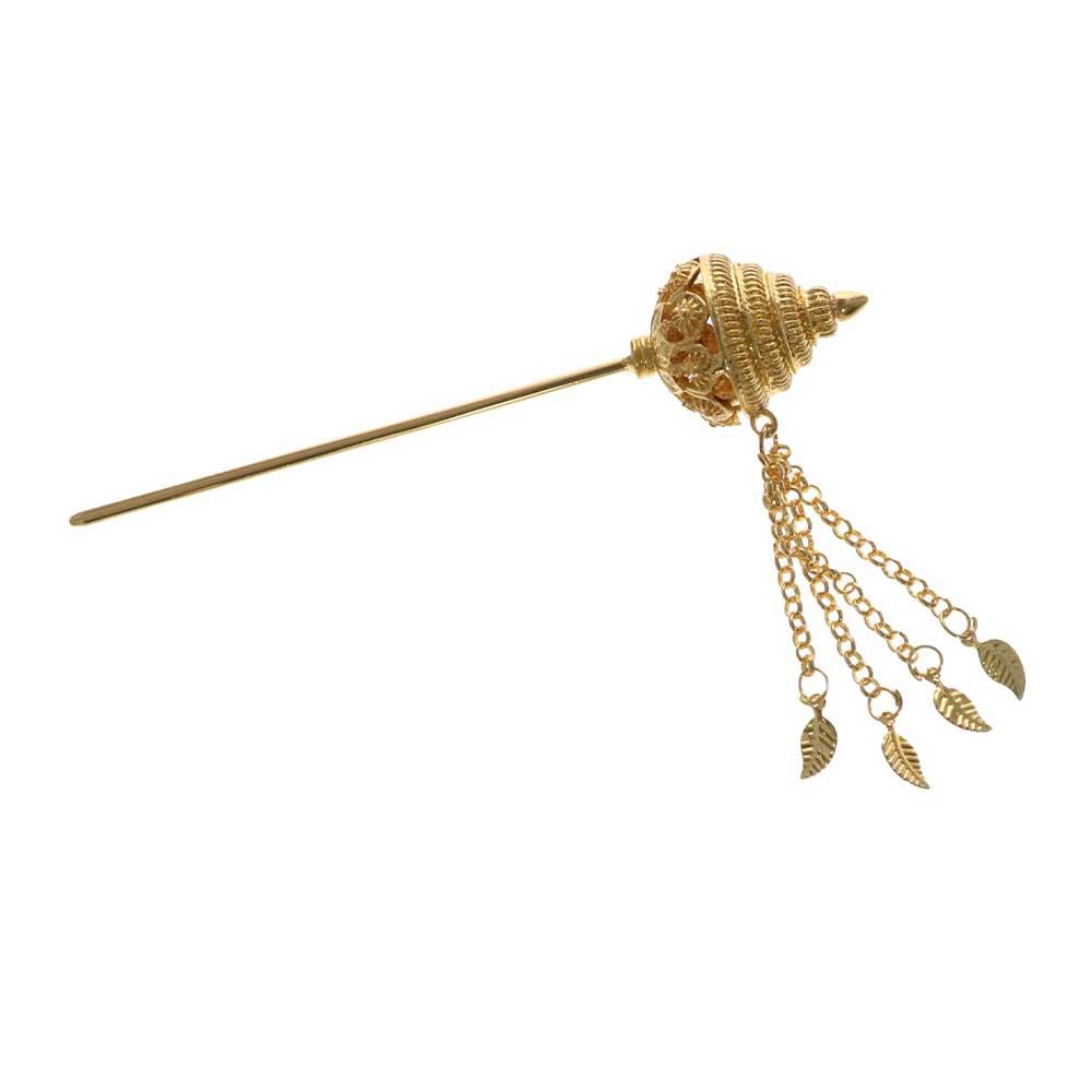 Ethnic Costume Accessories Tassels Hairpin Metal Hair Sticks Ancient Style Headwear Thai Headdress