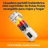 Licuadora Portátil Inalámbrica Mini Exprimidor De Frutas Recargable Para Viajes Y Hogar