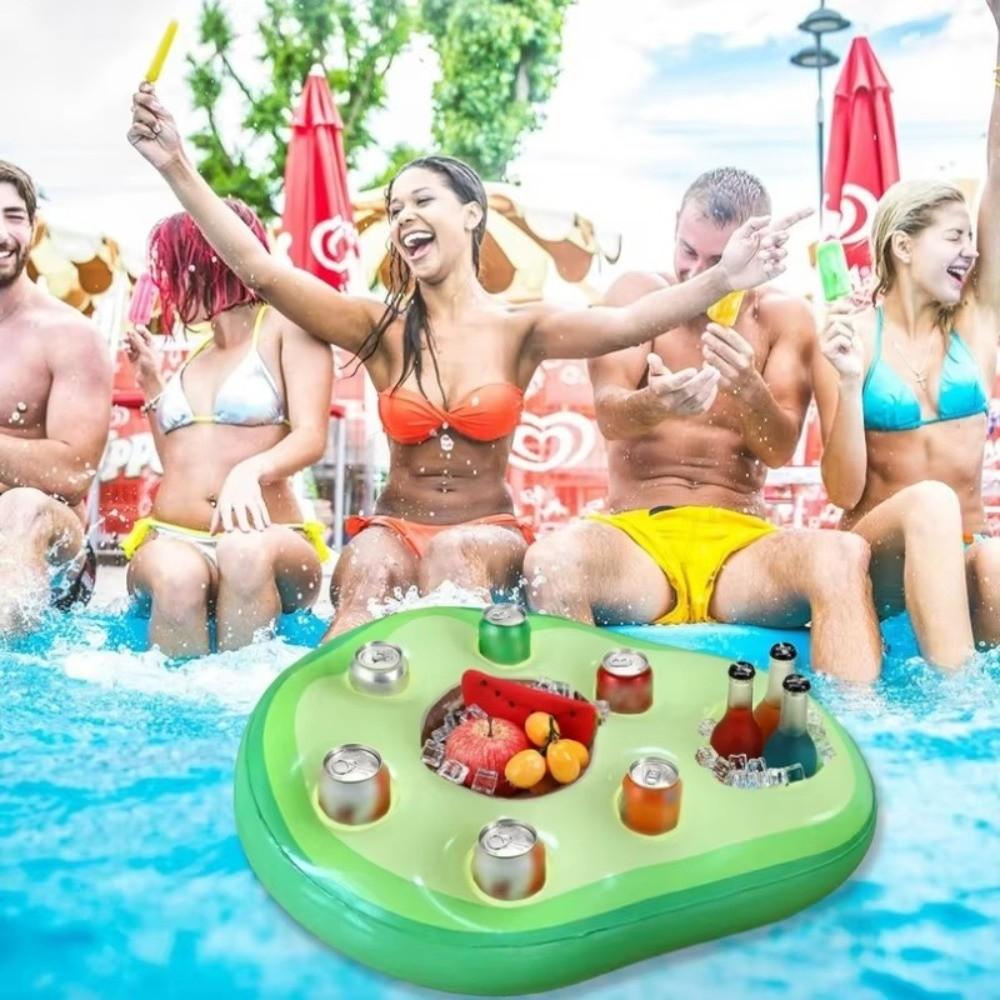 Blow Up Design Inflatable Pool Float PVC Material Floating Bar Tray Swimming Accessory