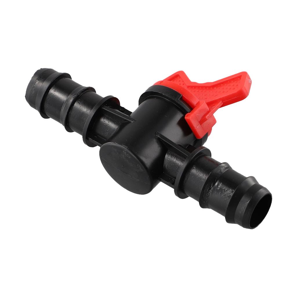 PE Drip Hose Ball Valve Shut-off Fitting PP Construction PN4 16 20 25 mm Sizes
