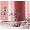 Retro Ironwork Band Ornament Metal Electroplating Mini Music Minimalist Guitar Violin Decoration Handicraft Classical Gift