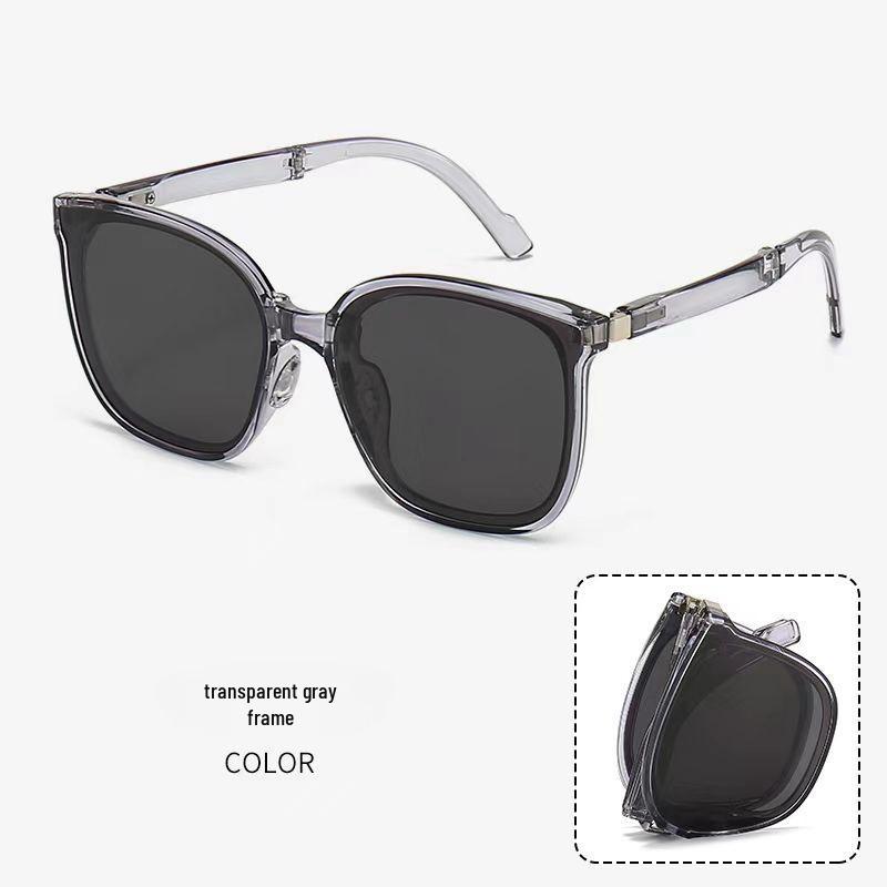 Women's Polarized Foldable Sunglasses with Air Cushion Nose Pads - UV Protection & Fashionable for Driving