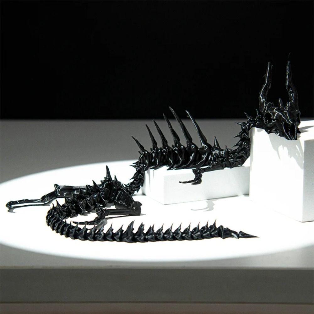 Full Body Movable Dragon Skeleton Model Joint Skull Dragon Animal Model New Ornaments