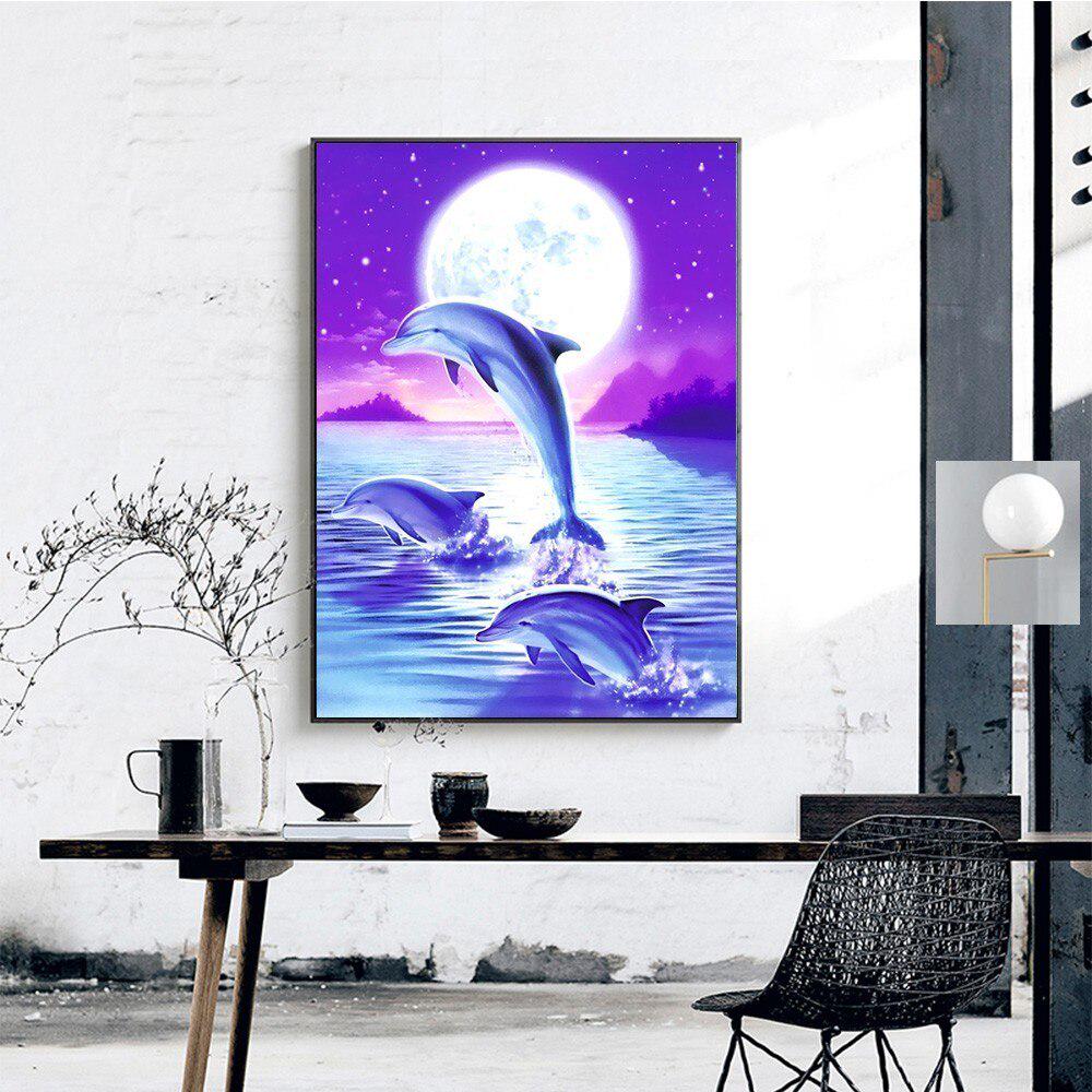 5D DIY Diamond Painting Animal Full Round Rhinestone Picture Embroidery Sale Diamond