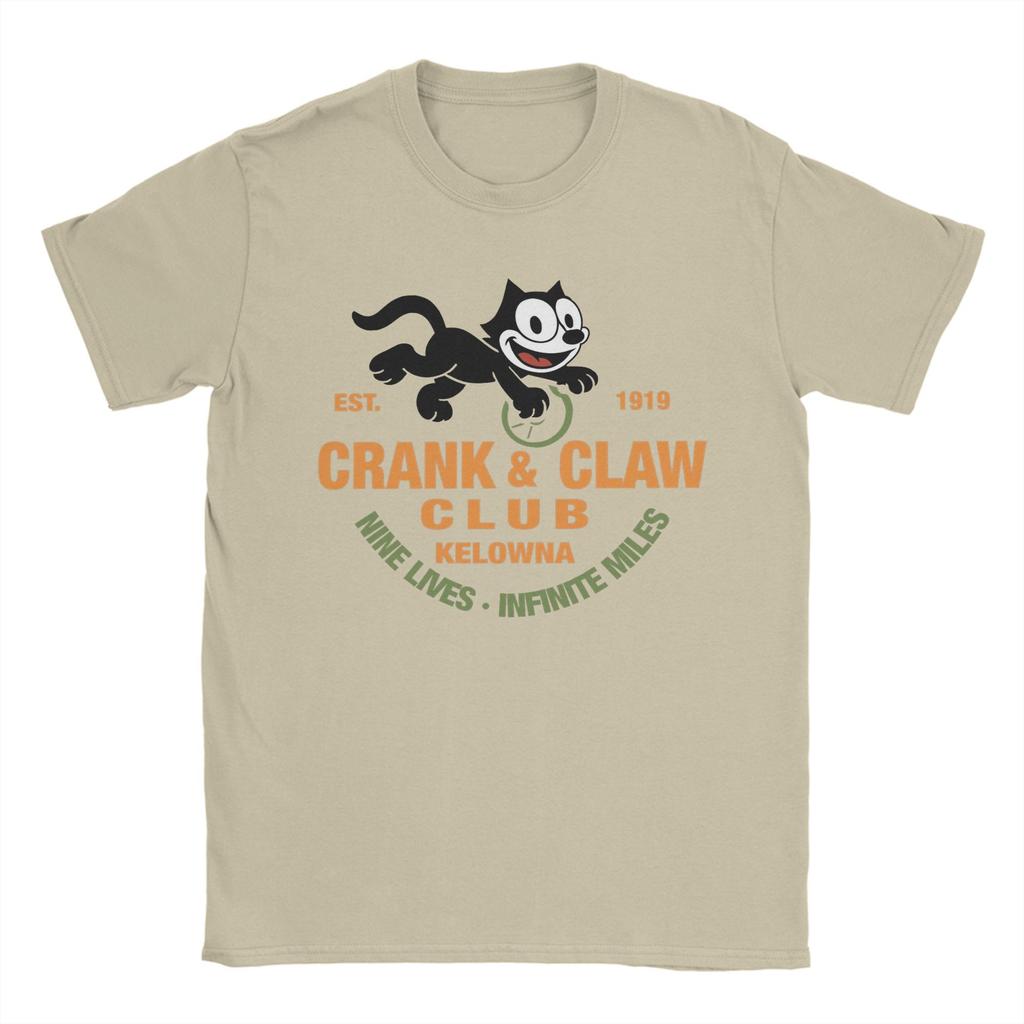 T-shirt à Manches Courtes Imprimé Graphique pour Hommes Femmes F-Felix le Chat Dessin Animé 100% Coton Vêtements T-shirts