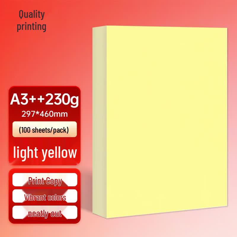 Zhiyin A3++ 230g Colored Cardstock (100 Sheets)
