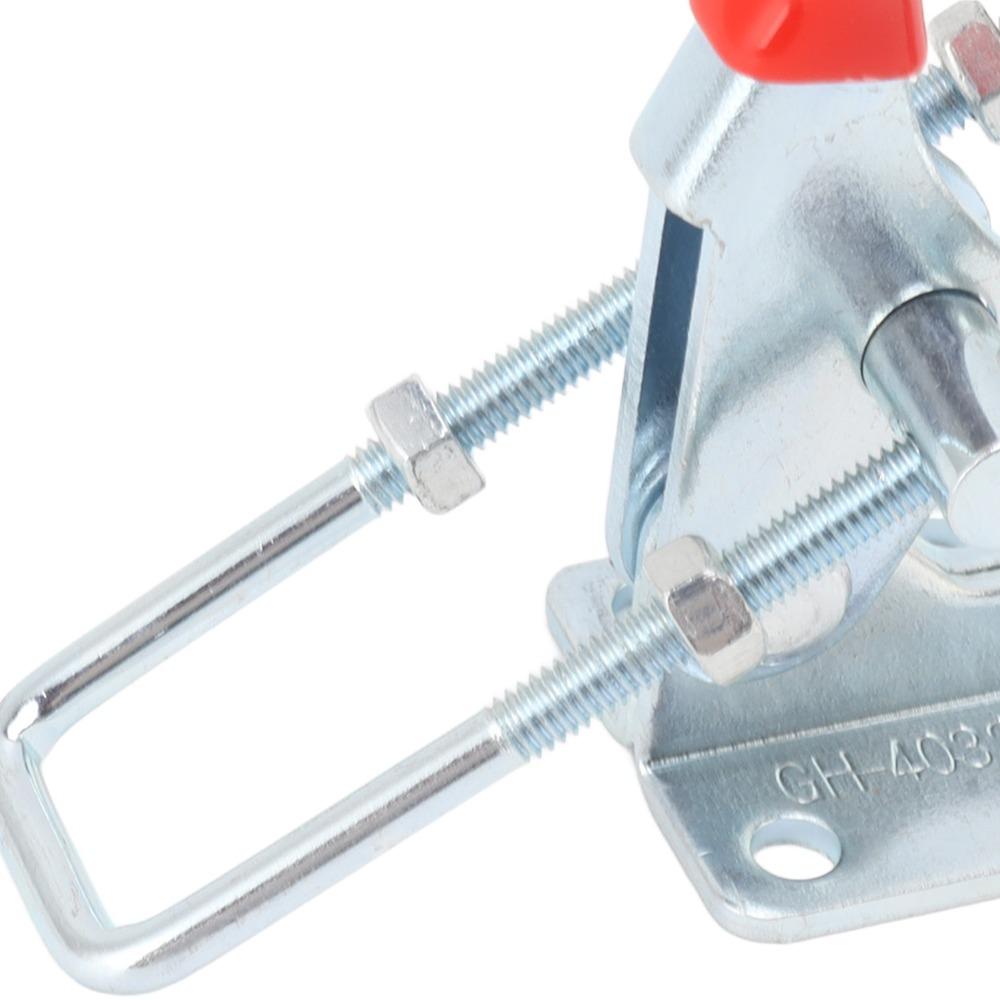 

2pcs Silver Pull Latch Clamp Stainless Steel Toggle Clamp Latch Heavy Toggle Latch Clamp Workshop