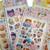 Cute Orange Cat 3D Pressable Cat Paw Puffy Bubble Stickers Self-Adhesive Kids Stationery Stickers for Journal Notebook DIY Craft