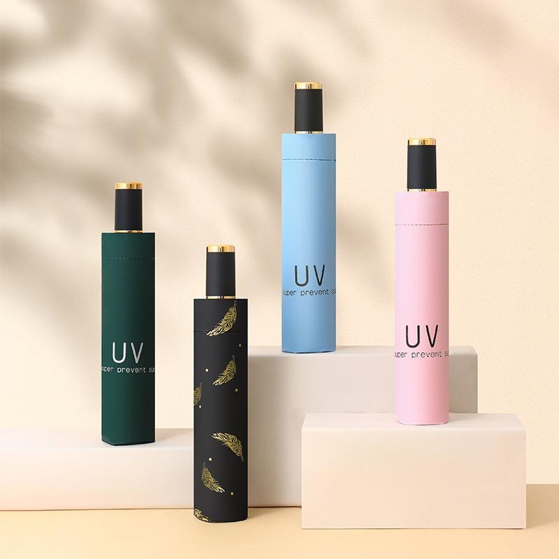 Sun umbrella Outdoor parasol Small and portable stall umbrella Umbrella Gift umbrella for opening events