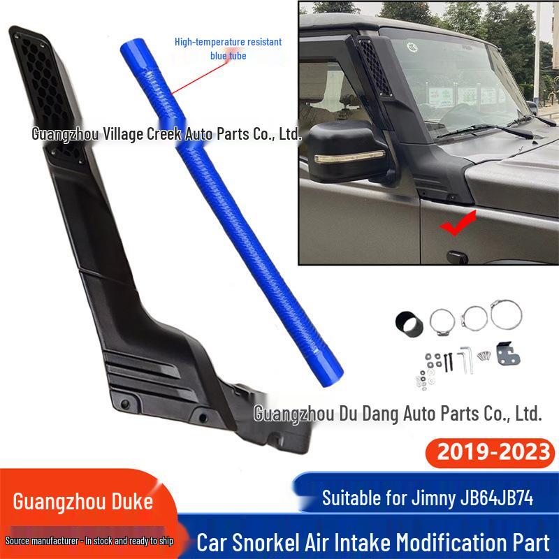 Jimny Schnorchel JB74/JB64: Hitzebeständiger, Verdickter Offroad-Wading-Luftansauger (2019-2023)