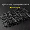 Black U-Shaped Steel Hair Clip for Buns - Women's Hair Accessory