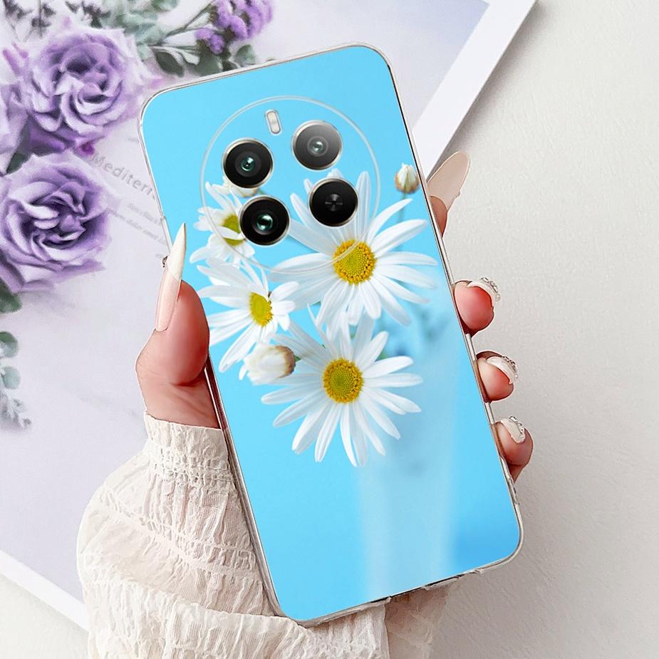 For Realme 12 Pro Plus Case RMX3840 Cute Cat Lucky Koi Painted Cover Soft Slim Phone Case For Realme 12 Plus Realme12 Pro+ Shell