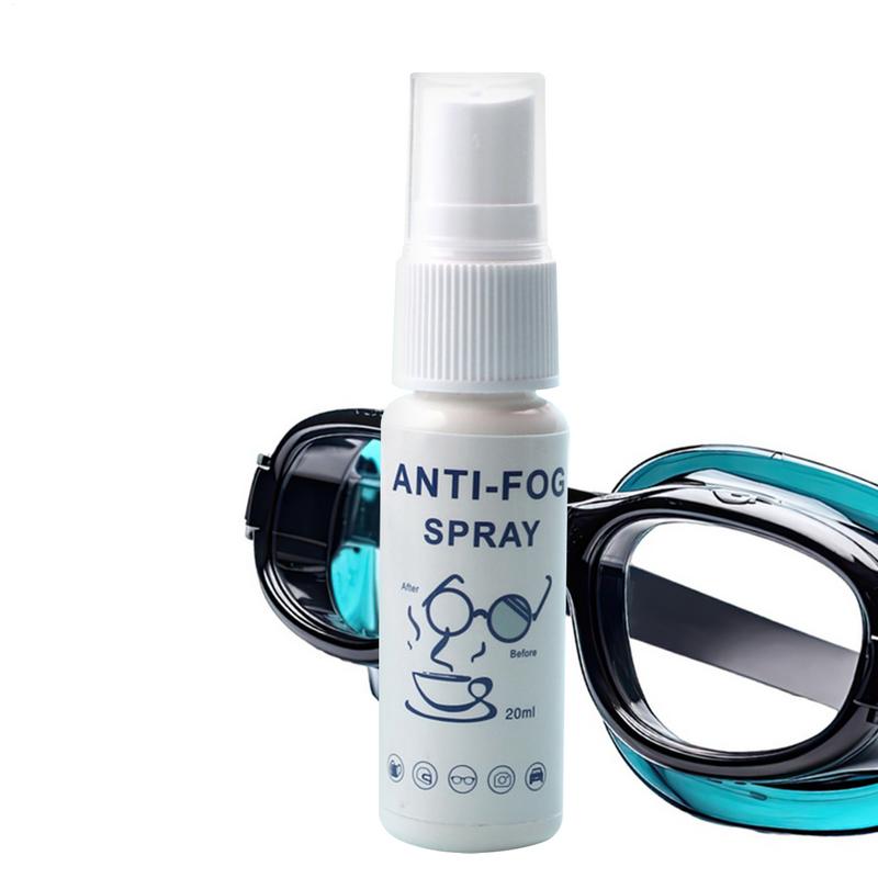 20 ml Anti-imma Spray för Glasögon Vindruta Avimningsmedel Glasögonlins Glasrengöring Säkerhetsglasögon Avimningsmedel Spegelbeläggningsmedel