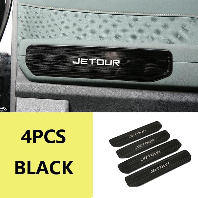 Car Stainless Steel Door Handle Panel Decorative Cover For Chery Jetour Traveller T2 2023 2024 Modification Accessories
