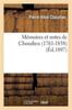 Kniha Memoires Et Notes De Choudieu 1761-1838