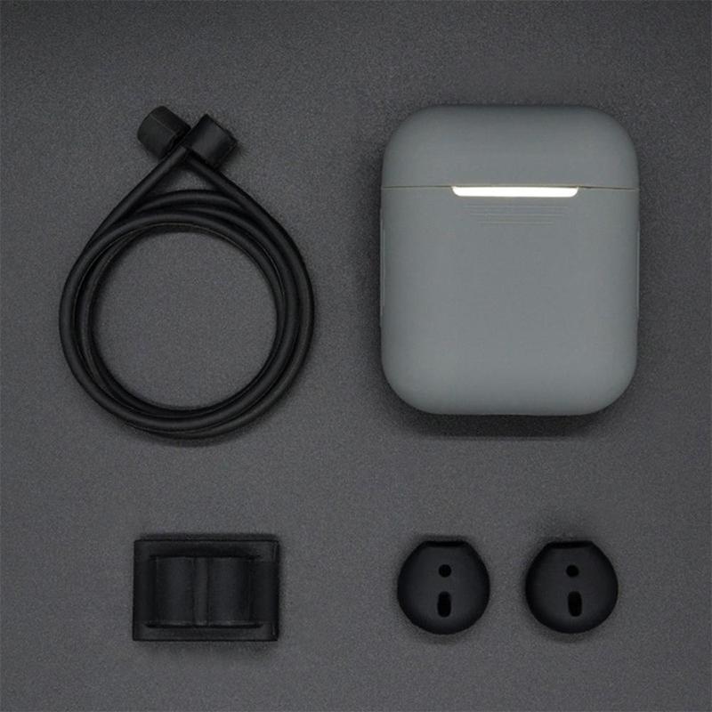 5-in-1-Kopfhörerset mit Silikonhülle für Airpods-Headset-Ohrbügelzubehör