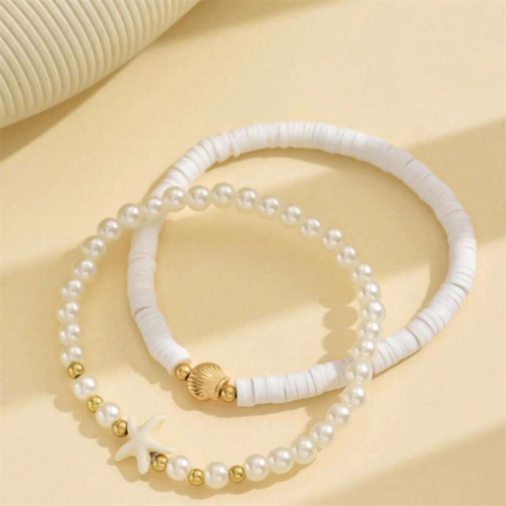 

2 шт. Богемский сплав ракушка морская звезда браслет на ногу цепочка на щиколотку набор для женщин многослойный браслет босиком пляж нога свадебные украшения