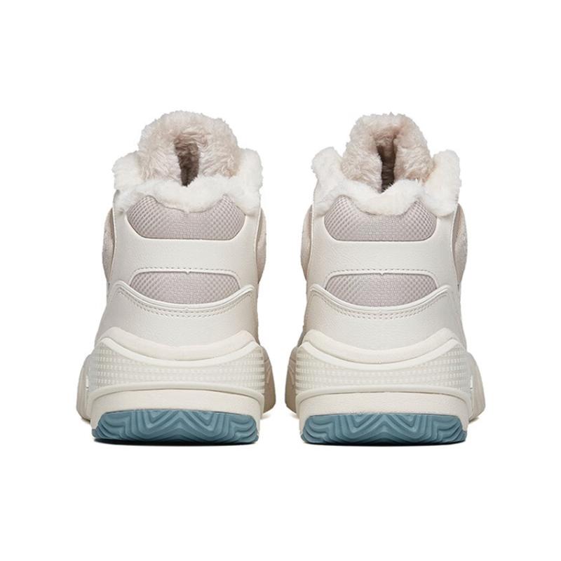 Anta Flame Durable Warm High-Top Skateboard Shoes Men's Gray Sneakers 112248990R-1