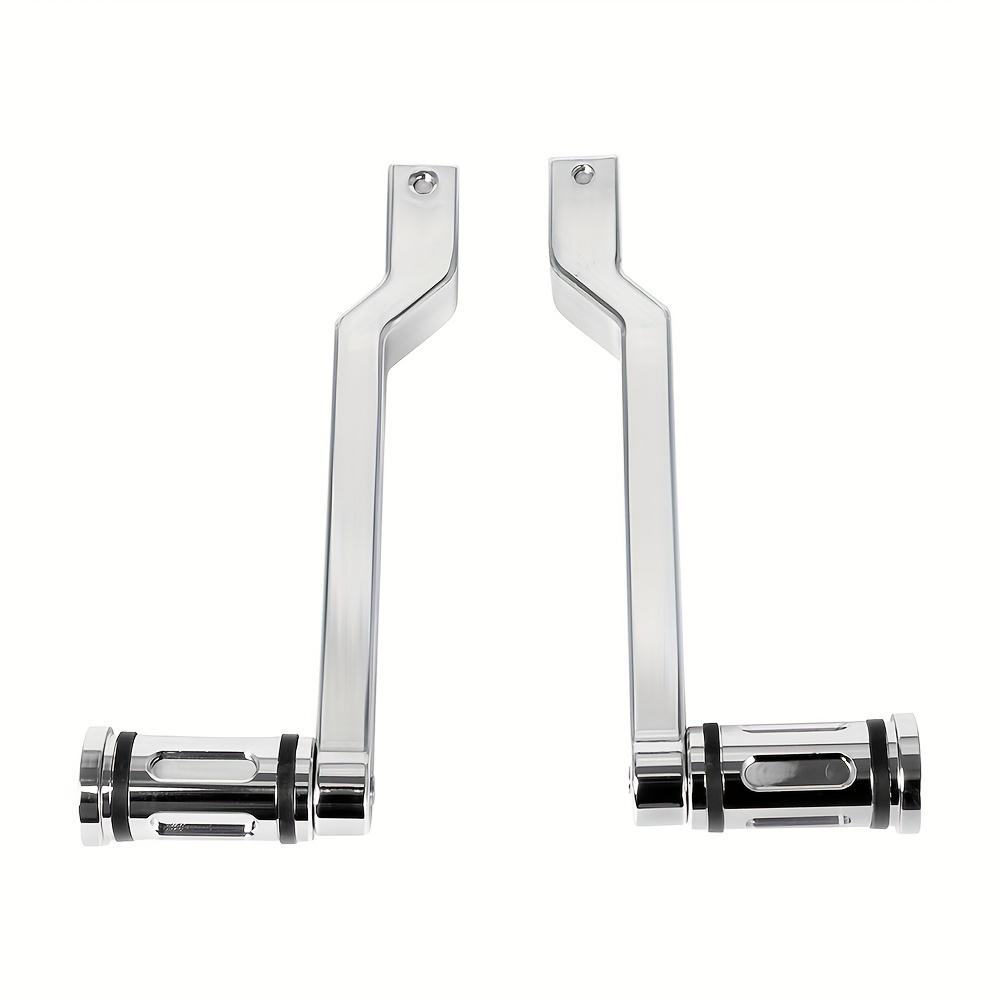 1 Pair of Premium Motorcycle Gear Shift Lever & Heel Toe Shifter for Harley FL, Road King, Electra Street, Tri Glide, Ultra Classic - Sleek Polished F