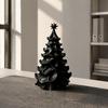 Office Desk Accessories 3D Printed Christmas Tree Ornament, Modern Minimalist Tabletop Decor Seasonal Showcase Display for Home Display, Festive