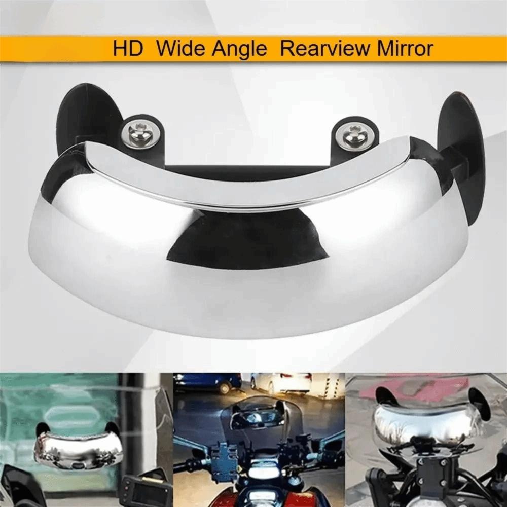 Blind Detection Motorcycle Rearview Mirror Clear Parabolic HD Convex Mirror Scooter