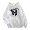 Women's Fashion Casual Printed Hooded Sweatshirt Long Sleeve Tops