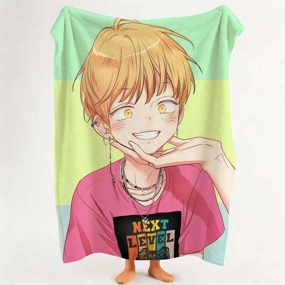 Comic L Love I Is A An I Illusion Throw Flannel Throw Blanket Suitable for Sofa Living Room Bedroom