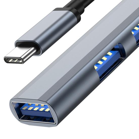 Premium USB Expander 4 Ports Ultradünn Plug Play